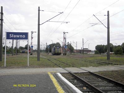 SM42 - 1302 6Dg na stacji w Sławnie.
Słowa kluczowe: sm42, sławno, cargo